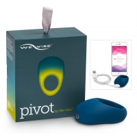 We-Vibe Pivot - akkus, vibrációs péniszgyűrű (éjkék) 13008 termék bemutató kép