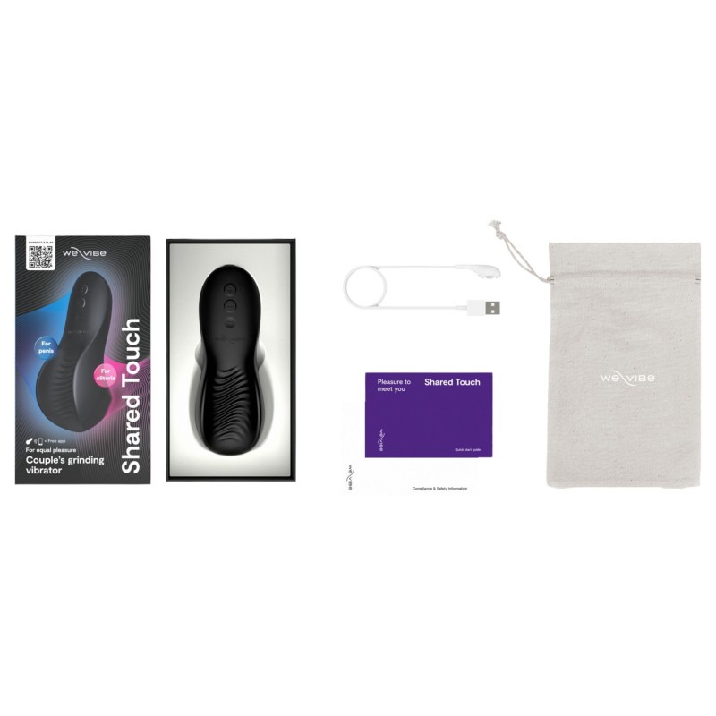 We-Vibe Shared Touch - app-vezérelt okos párvibrátor (fekete) 167877 termék bemutató kép