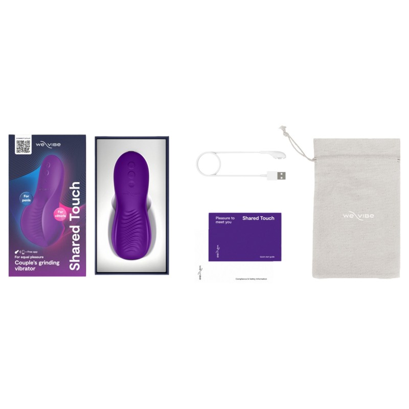 We-Vibe Shared Touch - okos párvibrátor pároknak (lila) 167870 termék bemutató kép