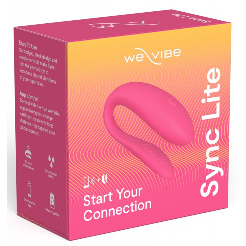 We-Vibe Sync Lite - okos, rádiós párvibrátor (pink) 76499 termék bemutató kép
