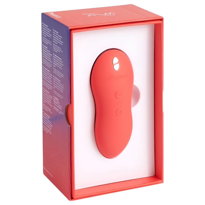We-Vibe Touch X - akkus, vízálló csikló vibrátor (korall) 116536 termék bemutató kép