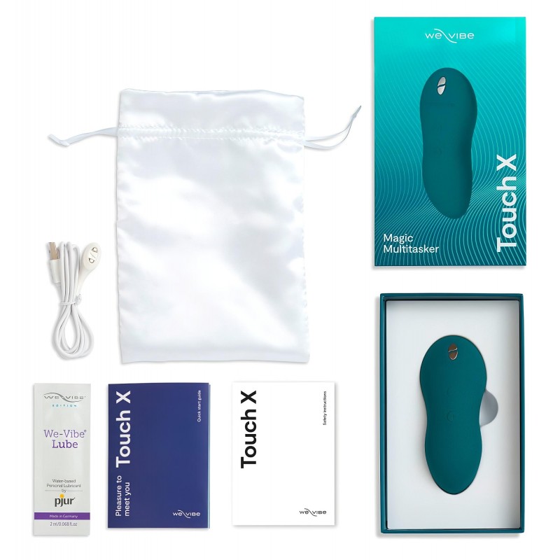 We-Vibe Touch X - akkus, vízálló csikló vibrátor (zöld) 116480 termék bemutató kép