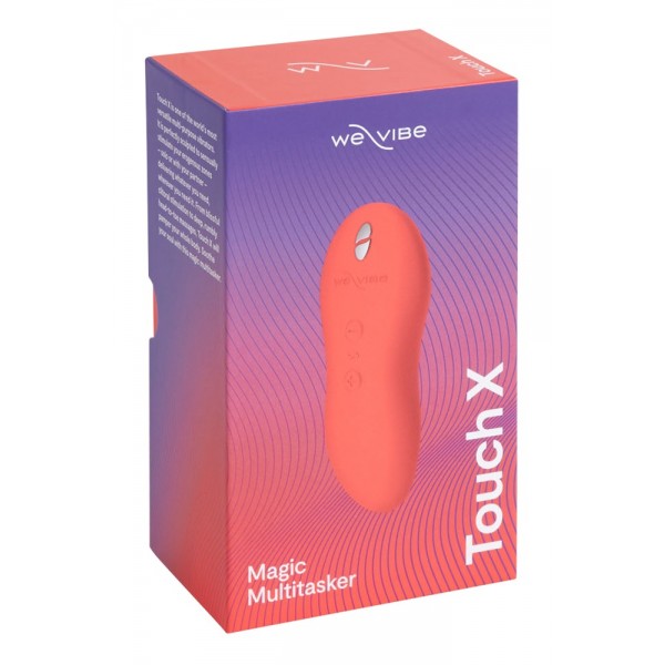 We-Vibe Touch X - akkus, vízálló csikló vibrátor (korall)