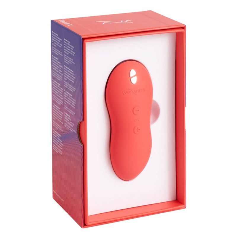We-Vibe Touch X - akkus, vízálló csikló vibrátor (korall) 57172 termék bemutató kép