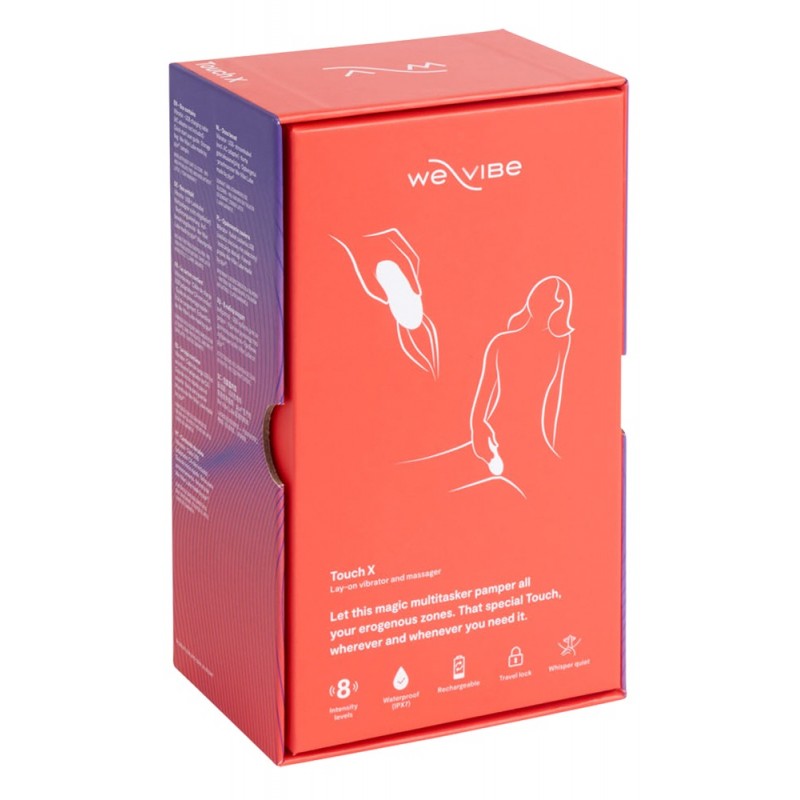 We-Vibe Touch X - akkus, vízálló csikló vibrátor (korall) 41845 termék bemutató kép