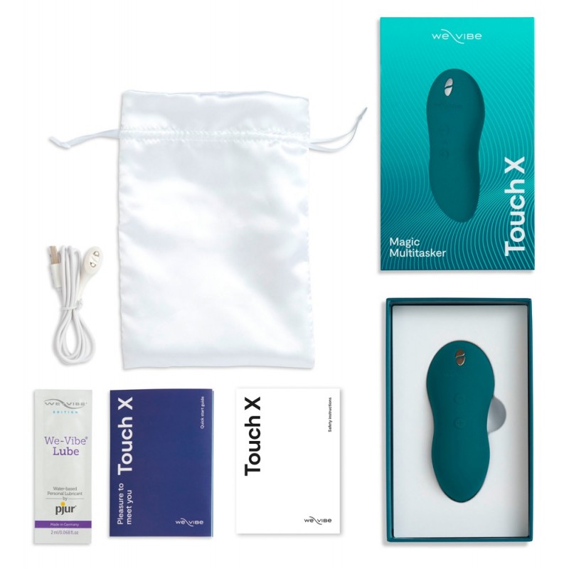 We-Vibe Touch X - akkus, vízálló csikló vibrátor (zöld) 42024 termék bemutató kép