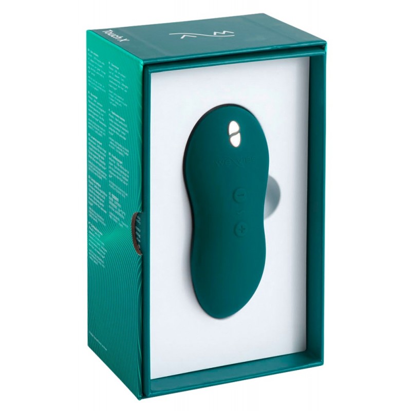 We-Vibe Touch X - akkus, vízálló csikló vibrátor (zöld) 72850 termék bemutató kép