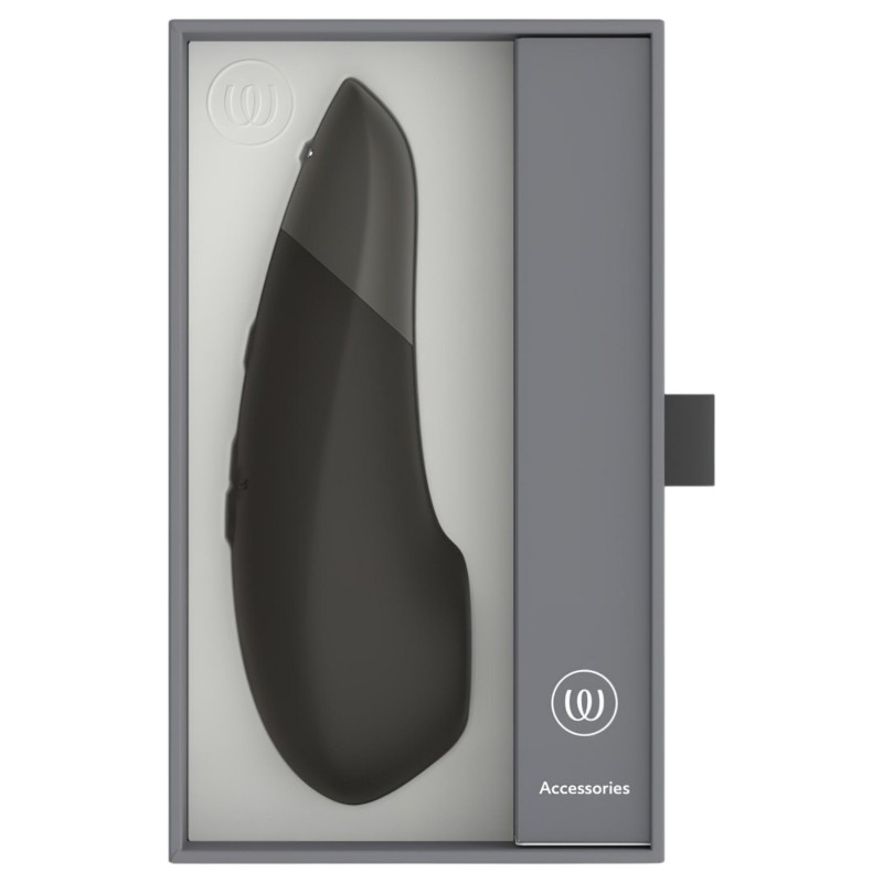 Womanizer Enhance 2in1 léghullámos csiklószívó + vibrátor (fekete) 140673 termék bemutató kép