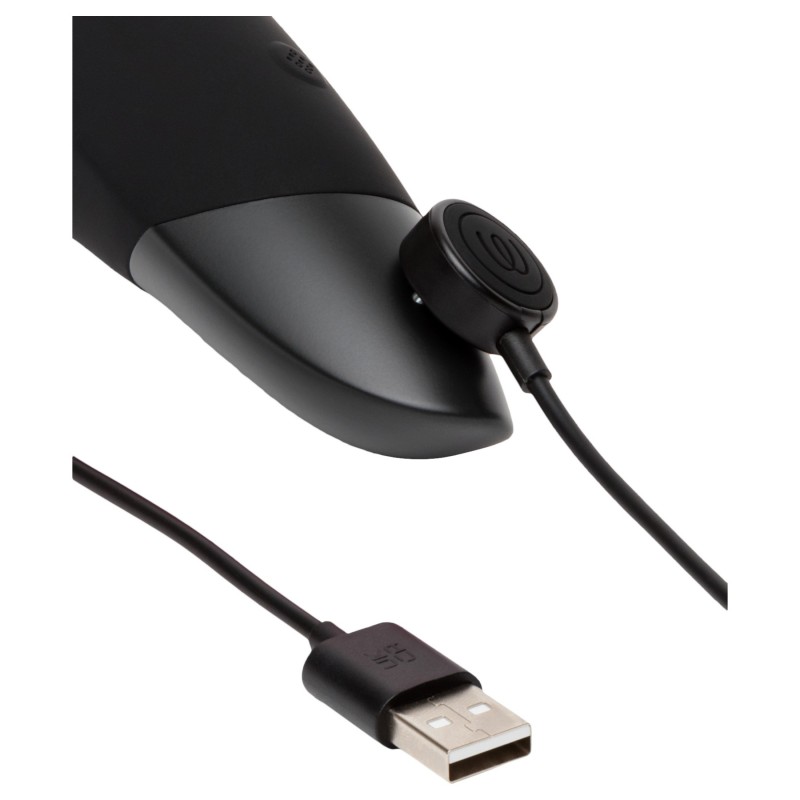 Womanizer Enhance 2in1 léghullámos csiklószívó + vibrátor (fekete) 144871 termék bemutató kép