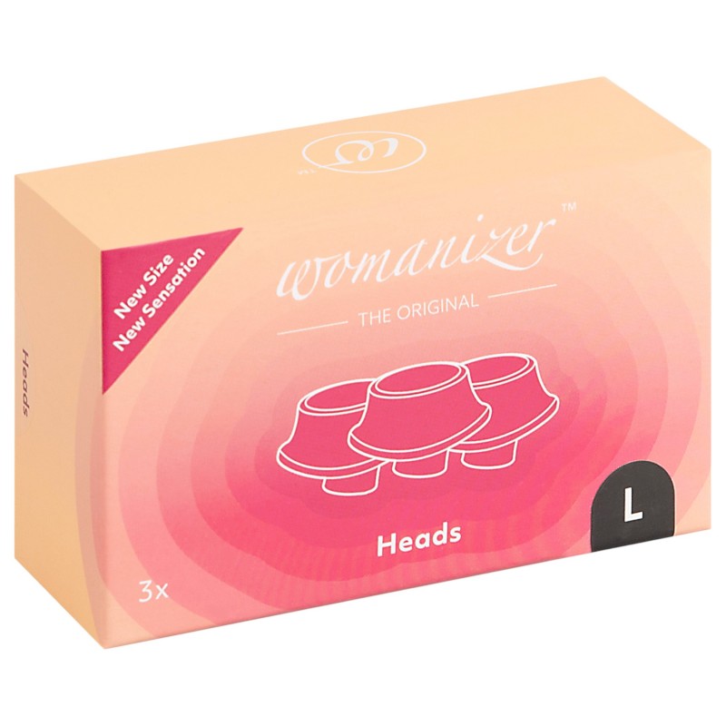 Womanizer L - pótszívóharang szett - fekete (3 db) - nagy 104598 termék bemutató kép