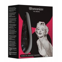 Womanizer Marilyn Monroe - akkus léghullámos csiklóizgató (fekete) 84230 termék bemutató kép