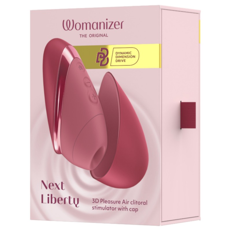 Womanizer Next Liberty - léghullámos csiklóizgató (piros) 149569 termék bemutató kép