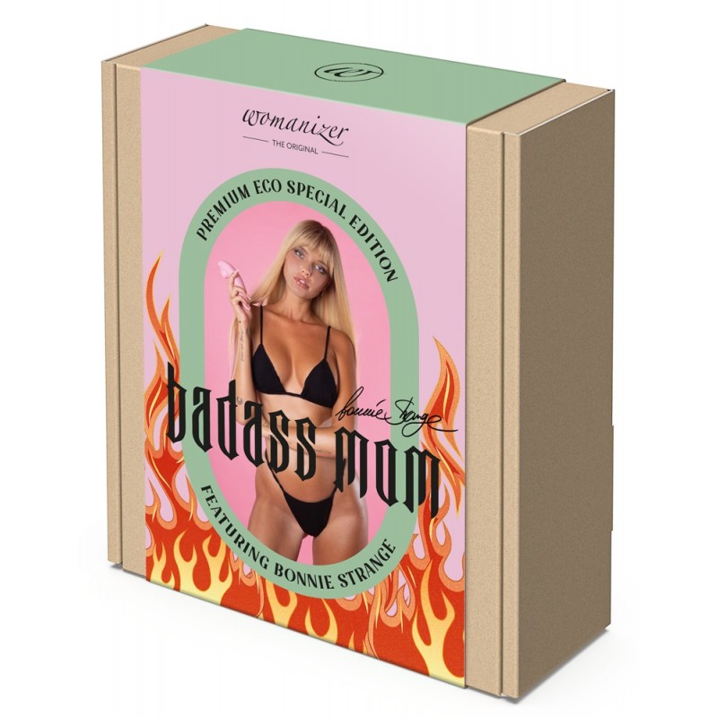 Womanizer Premium Eco Bonnie Strange kiadás - akkus csiklóizgató (pink) 72876 termék bemutató kép