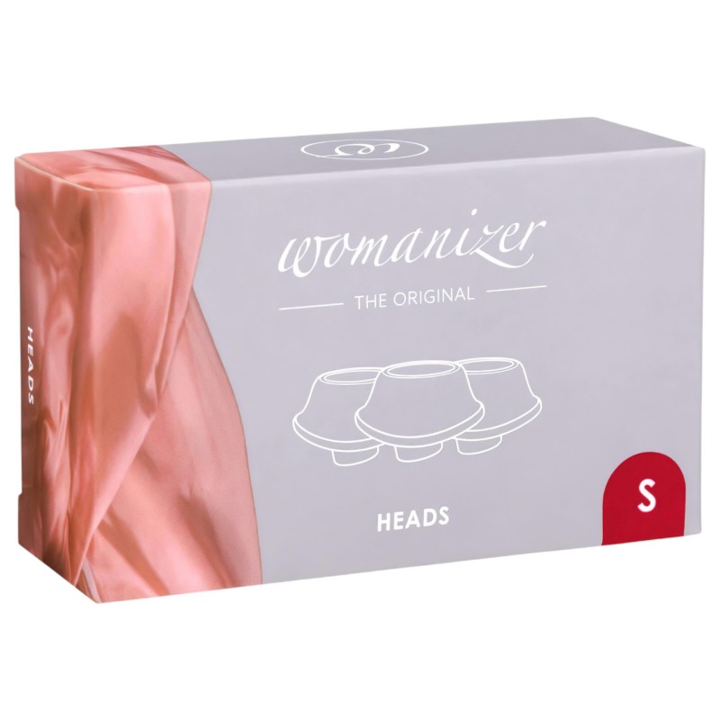 Womanizer Premium S - pótszívóharang szett - piros (3 db) 129610 termék bemutató kép