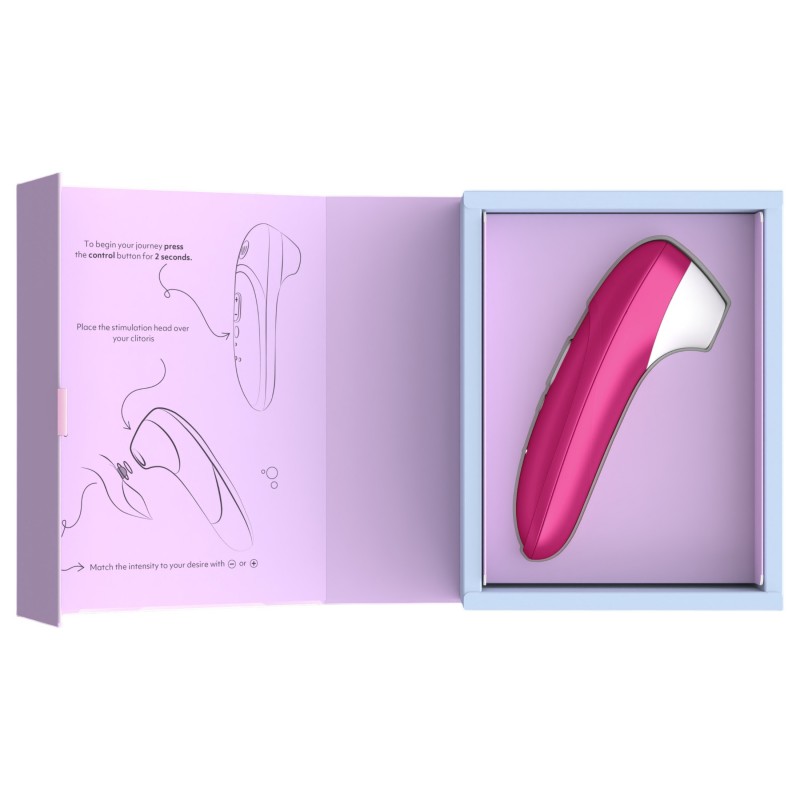 Womanizer Pro - léghullámos csiklóizgató (pink) 127000 termék bemutató kép