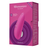 Womanizer Starlet 3 - akkus, léghullámos csiklóizgató (pink) 83432 termék bemutató kép