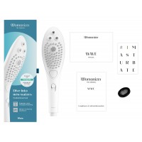 Womanizer Wave - masszírozó zuhanyfej (fehér) 89738 termék bemutató kép