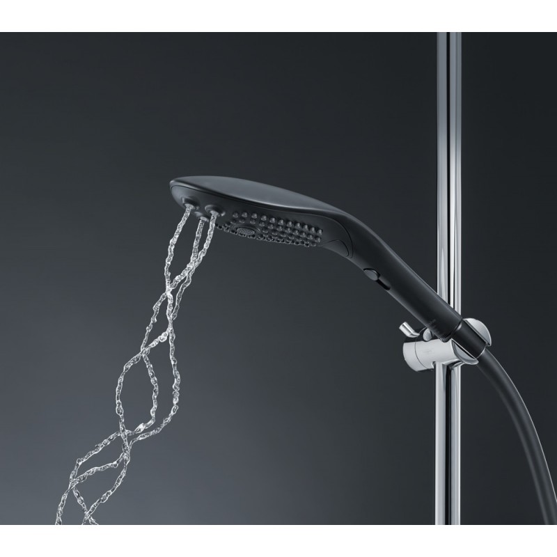 Womanizer Wave - masszírozó zuhanyfej (fekete) 89720 termék bemutató kép