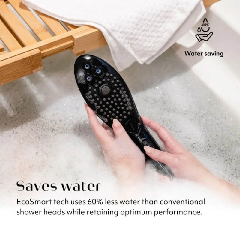 Womanizer Wave - masszírozó zuhanyfej (fekete) 89723 termék bemutató kép