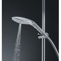Womanizer Wave - masszírozó zuhanyfej (króm) 89709 termék bemutató kép
