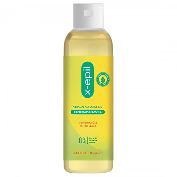 X-Epil Érzéki masszázsolaj - citromfű (250ml)