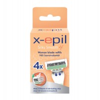 X-Epil Silky Smooth - női borotvabetét 4 pengés (4db) 84436 termék bemutató kép