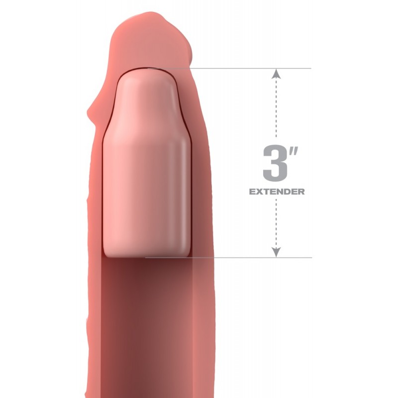 X-TENSION Elite 3 - méretre vágható péniszköpeny (natúr) 71224 termék bemutató kép