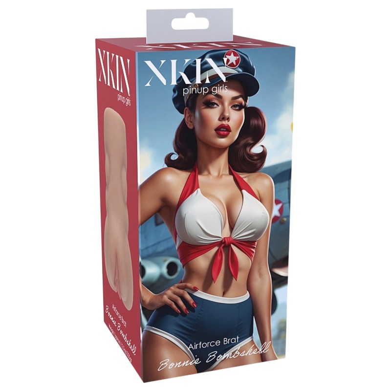 XKIN Bonnie Bombshell - élethű műpunci maszturbátor (testszínű) 143751 termék bemutató kép