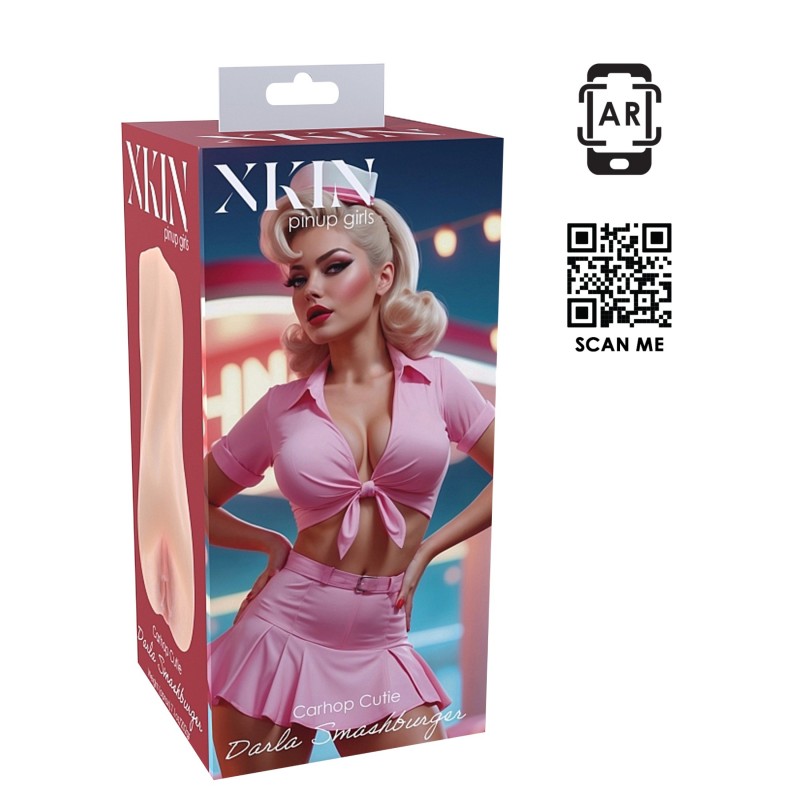 XKIN Cutie Darla - élethű műpunci maszturbátor (testszínű) 143435 termék bemutató kép