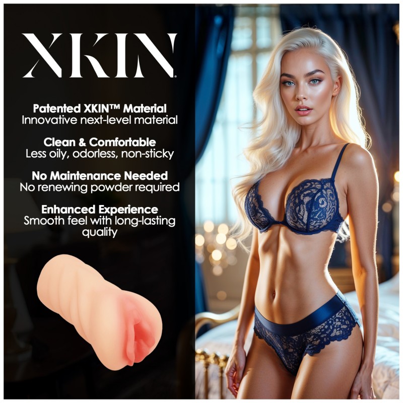 XKIN Desire Alessia - élethű műpunci maszturbátor férfiaknak (testszínű) 166832 termék bemutató kép
