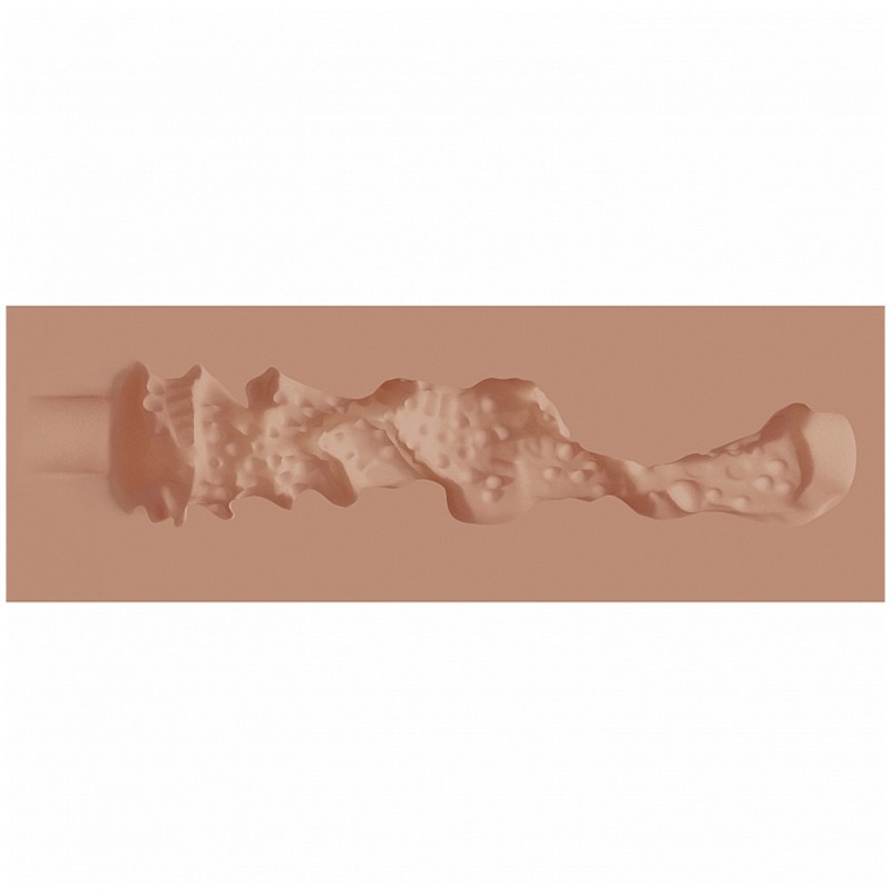 XKIN Naughty Nurse Trixie - élethű műpunci maszturbátor (natúr) 128371 termék bemutató kép