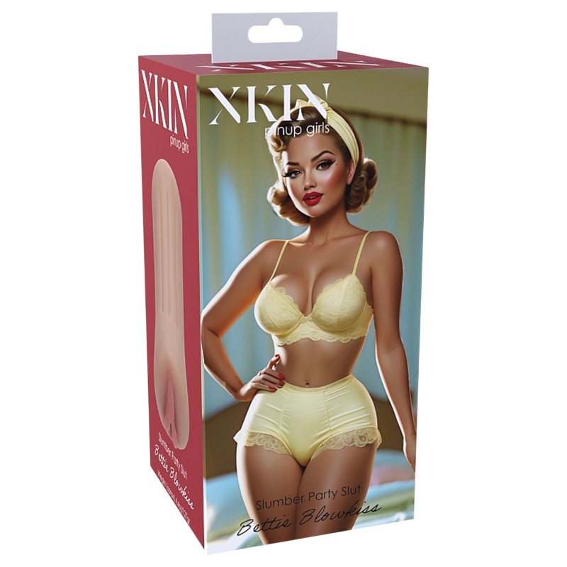 XKIN Party Slut Bettie - élethű műpunci maszturbátor (testszínű) 137474 termék bemutató kép