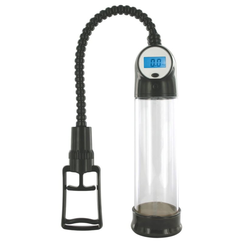 XLSUCKER - digitális potencia- és péniszpumpa (átlátszó) 106860 termék bemutató kép