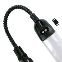 XLSUCKER - digitális potencia- és péniszpumpa (áttetsző) 33850 termék bemutató kép