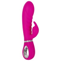 XOUXOU - akkus, csiklókaros, bordás vibrátor (pink) 42788 termék bemutató kép