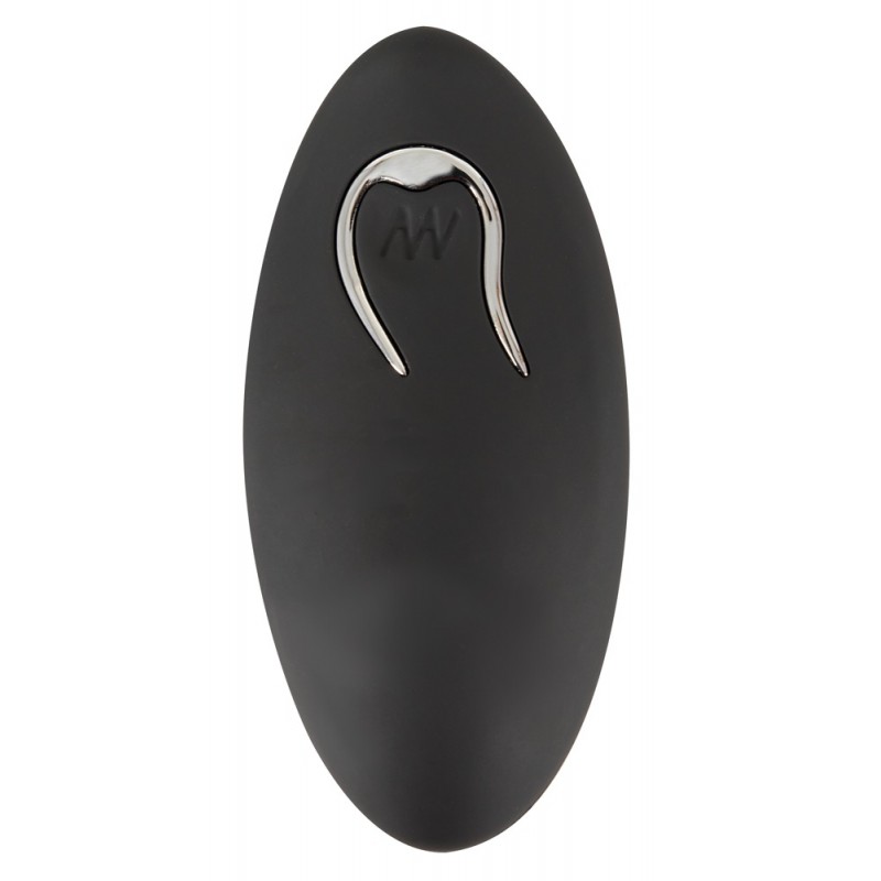 XOUXOU - akkus, kétágú anál vibrátor (fekete) 57275 termék bemutató kép