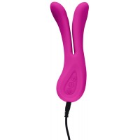 XOUXOU - akkus, vízálló, kétágú vibrátor (pink) 42859 termék bemutató kép