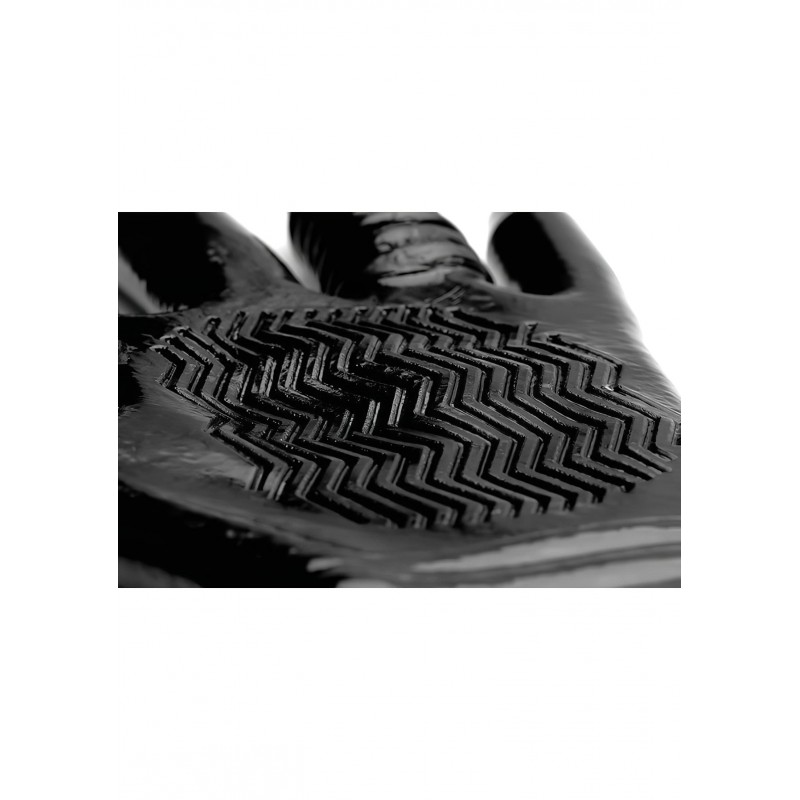 XR Brands - Pleasure Fister - textúrált öklöző kesztyű (fekete) 135553 termék bemutató kép