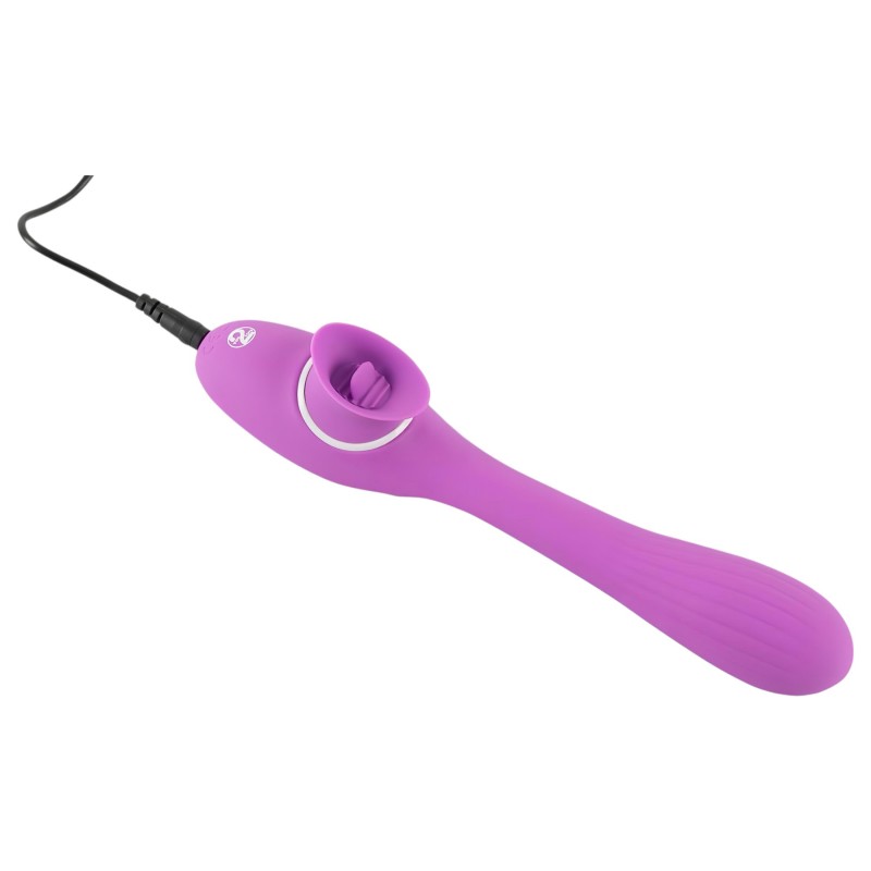 You2Toys 2 Function Vibe - akkus 2in1 vibrátor (lila) 98480 termék bemutató kép