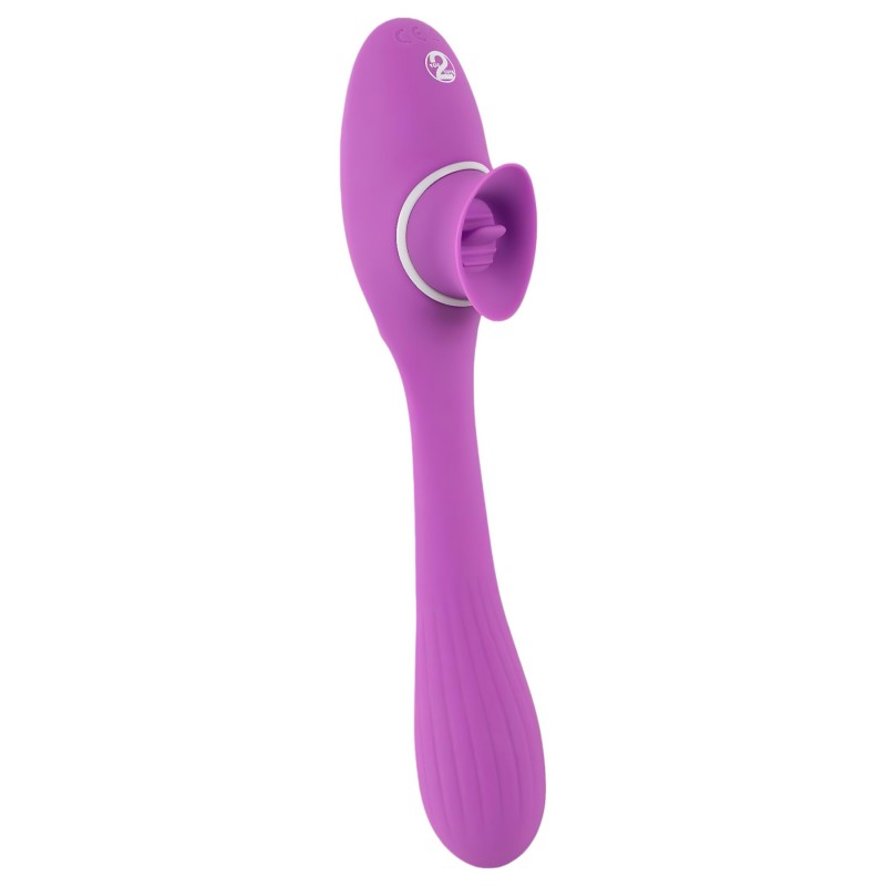 You2Toys 2 Function Vibe - akkus 2in1 vibrátor (lila) 98472 termék bemutató kép