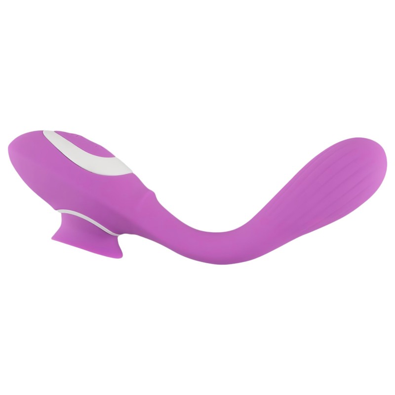 You2Toys 2 Function Vibe - akkus 2in1 vibrátor (lila) 98475 termék bemutató kép