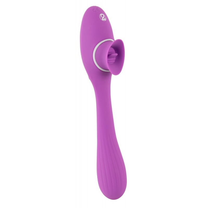 You2Toys 2 Function Vibe - akkus 2in1 vibrátor (lila) 62352 termék bemutató kép