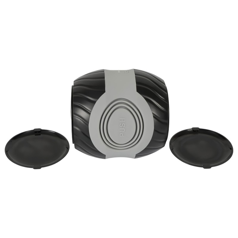 You2Toys - 2 motoros maszturbátor férfiaknak (szürke) 154666 termék bemutató kép