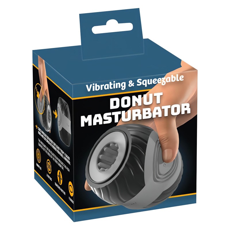 You2Toys - 2 motoros maszturbátor férfiaknak (szürke) 154671 termék bemutató kép