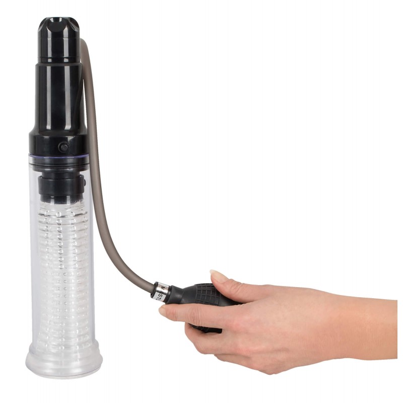 You2Toys - 2in1 - péniszpumpa és maszturbátor egyben (átlátszó) 61676 termék bemutató kép