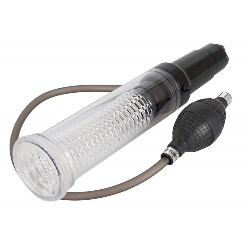 You2Toys - 2in1 - péniszpumpa és maszturbátor egyben (átlátszó) 74452 termék bemutató kép