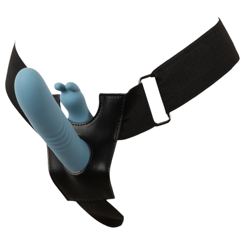 You2Toys - 3 részes felcsatolható lökő vibrátor távirányítóval (kék) 167030 termék bemutató kép