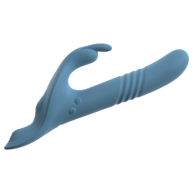 You2Toys - 3 részes felcsatolható lökő vibrátor távirányítóval (kék) 167031 termék bemutató kép