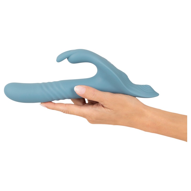 You2Toys - 3 részes felcsatolható lökő vibrátor távirányítóval (kék) 167035 termék bemutató kép