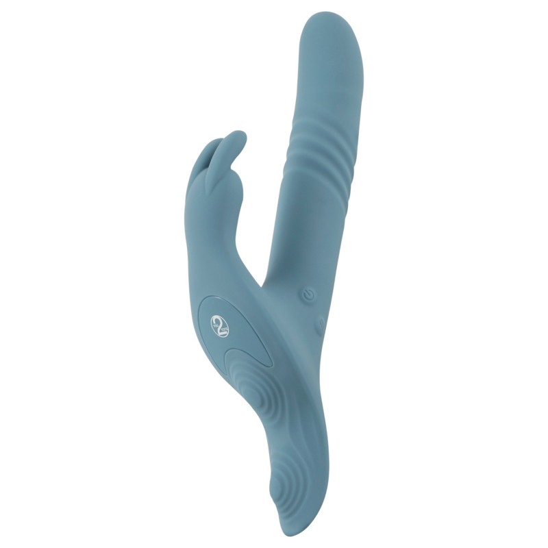 You2Toys - 3 részes felcsatolható lökő vibrátor távirányítóval (kék) 167020 termék bemutató kép